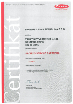 Fronius service partner